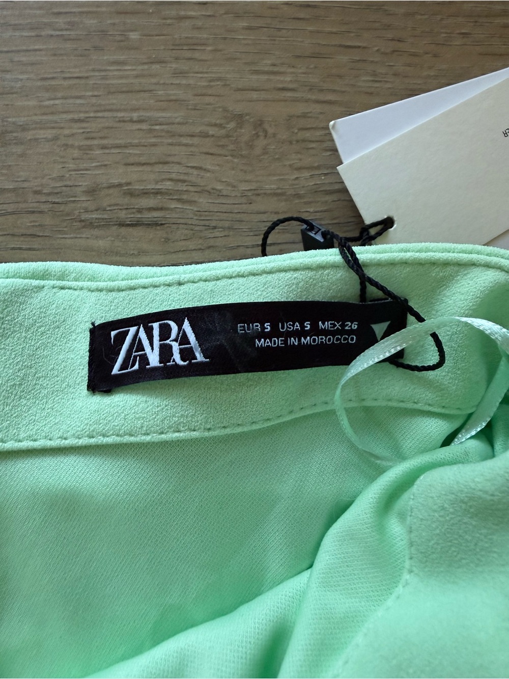 Zara NWT Ruched Drawstring Mini Skirt - Picture 4 of 9